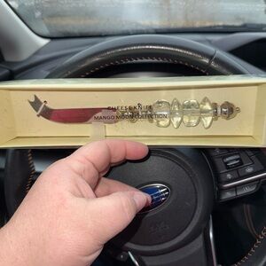 Moon Collection Cheese Knife - Red